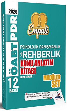 Kurul 2026 ÖABT MEB-AGS Rehberlik Empati Konu Anlatımlı Modüler Set 12. Baskı - Murat Civelek Kurul Yayıncılık