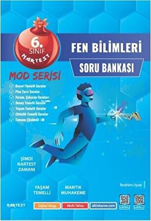 Nartest 6.Sınıf Mod Fen Bilimleri Soru Bankası - Nartest 6 Mod