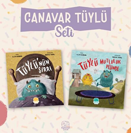 Canavar Tüylü Seti - 2 Kitap