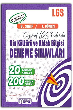 8.Sınıf LGS Din Kültürü ve Ahlak Bilgisi Deneme Sınavları (1.Dönem)