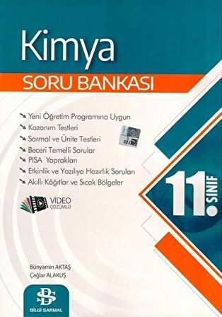 Bilgi Sarmal 11.Sınıf Kimya Soru Bankası - bilgi sarmal 11 kimya - Güncel Baskı