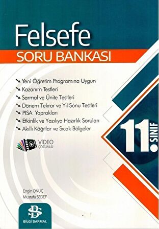 Bilgi Sarmal 11.Sınıf Felsefe Soru Bankası - bilgi sarmal 11 felsefe - Güncel Baskı