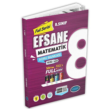  8.Sınıf Efsane Tüm Dersler Soru Seti (4550 Soru) 6 Kitap
