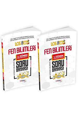 2025 8.Sınıf LGS Topaç Yayınları Türkçe-DKAB-Matematik-Fen Bilimleri Özgün Soru Bankası Seti Çözümlü