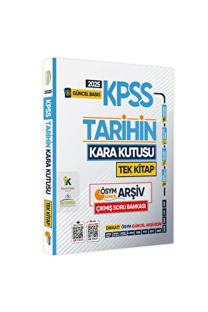 2025 KPSS Kara Kutu Genel Kültür TEKLİ KİTAP SET Çıkmış Soru Bankası Konu Özetli Video/PDF Çözümlü