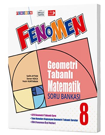 Fenomen 8.Sınıf LGS Geometri Tabanlı Matematik Soru Bankası  