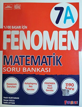 Fenomen 7.Sınıf Yeni Matematik - A - Soru Bankası - Gama Fenomen