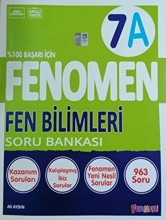 Fenomen 7.Sınıf Yeni Fen Bilimleri - A - Soru Bankası - Gama Fenomen