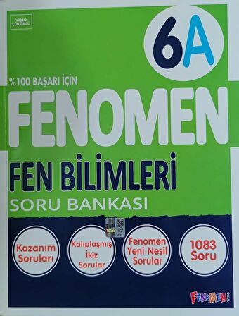 Fenomen 6.Sınıf Yeni Fen Bilimleri - A - Soru Bankası - Gama Fenomen