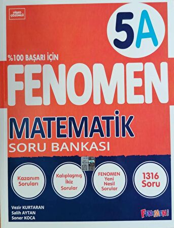 Fenomen 5.Sınıf Yeni Matematik - A - Soru Bankası - Gama Fenomen