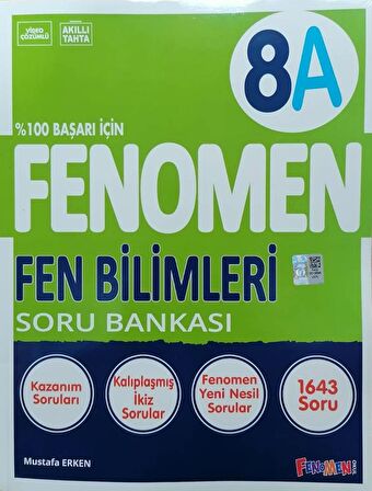 Fenomen 8.Sınıf LGS Yeni Baskı Fen Bilimleri - A Soru Bankası 