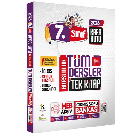 2026 7.sınıf İOKBS BURSLULUK Tüm Dersler Çıkmış Soru Bankası Tek Kitap Yeni Sistem Tamamı Çözümlü