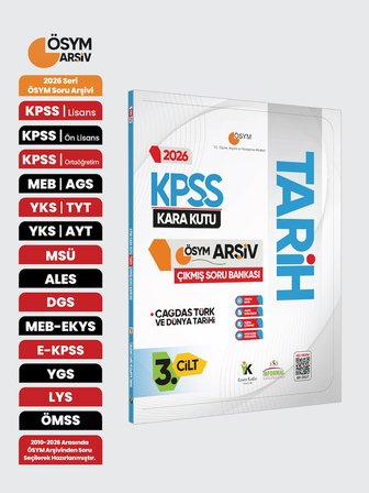 2026 KPSS Tarihin Kara Kutusu 3.Cilt ÖSYM Çıkmış Soru Havuzu Bankası Konu Özetli Dijital Çözümlü