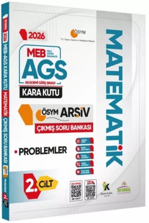 İnformal Yayınları 2026 MEB AGS Matematik Kara Kutusu 2. Cilt Problemler ÖSYM Çıkmış Soru Bankası
