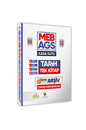 MEB-AGS Tarihin Kara Kutusu TEK KİTAP ÖSYM Arşiv Çıkmış Soru Bankası Konu Özetli Dijital Çözümlü