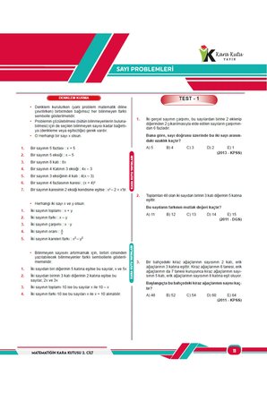 2026 YKS-TYT MATEMATİK Kara Kutusu 2.Cilt PROBLEMLER ÖSYM Çıkmış Soru Bankası Özetli Dijital Çözümlü