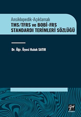 TMS/TFRS ve BOBİ-FRS Standardı Terimleri Sözlüğü