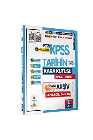 2025 KPSS Tarihin Kara Kutusu 2.Cilt ÖSYM Çıkmış Soru Havuzu Bankası Konu Özetli Dijital Çözümlü