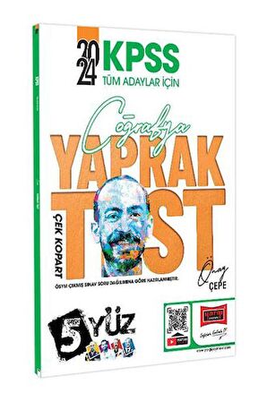 KPSS 5 Yüz Coğrafya Çek Kopart Yaprak Test