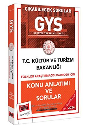 2024 GYS Kültür ve Turizm Bakanlığı Folklor Araştırmacısı Kadrosu İçin Konu Anlatımı ve Sorular