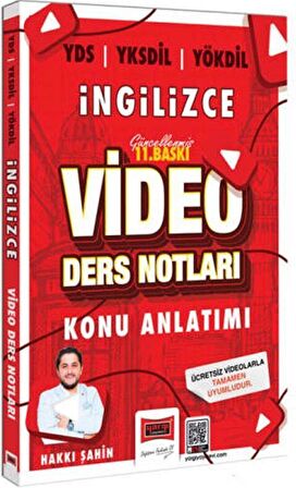 2024 YDS YÖKDİL YKSDİL İngilizce Video Ders Notları