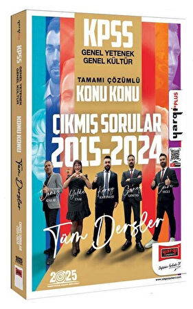 Yargı 2025 KPSS Genel Yetenek Genel Kültür Çıkmış Sorular 2015-2024 Konu Konu Çözümlü Yargı Yayınları