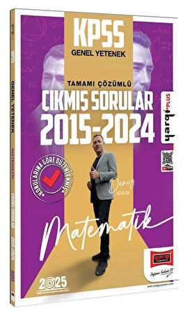 Yargı 2025 KPSS Matematik Çıkmış Sorular 2015-2024 Konularına Göre Çözümlü - Deniz Atalay Yargı Yayınları