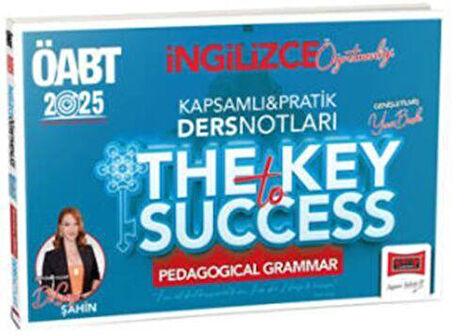 Yargı Yayınları 2025 ÖABT İngilizce Öğretmenliği Kapsamlı The Key Success Pedagogical Grammar Pratik Ders Notları