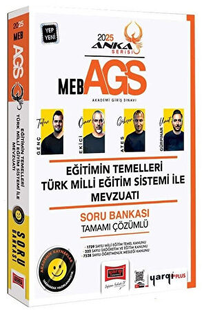 Yargı 2025 MEB-AGS Eğitimin Temelleri ve Türk Milli Eğitim Sistemi ile Mevzuatı Soru Bankası Çözümlü Anka Serisi