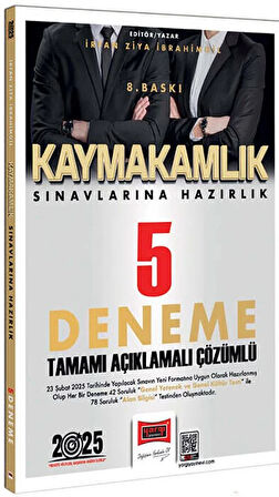 Yargı 2025 Kaymakamlık Sınavlarına Hazırlık Tamamı Açıklamalı Çözümlü 5 Deneme Sınavı