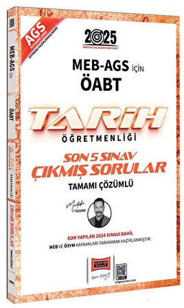 Yargı 2025 ÖABT MEB-AGS Tarih Öğretmenliği Çıkmış Sorular Son 5 Sınav Çözümlü
