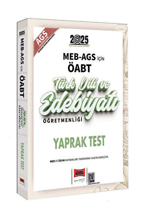 Yargı 2025 MEB AGS ÖABT Türk Dili ve Edebiyatı Öğretmenliği Yaprak Test