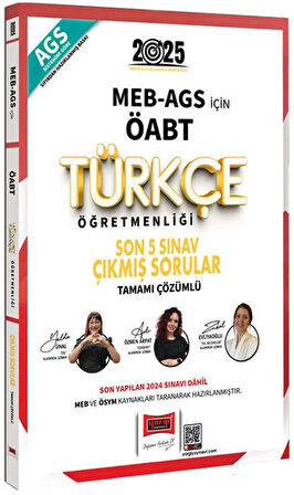 Yargı 2025 MEB AGS ÖABT Türkçe Öğretmenliği Son 5 Sınav Çıkmış Sorular