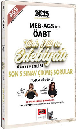 Yargı 2025 MEB AGS ÖABT Türk Dili ve Edebiyatı Öğretmenliği Son 5 Sınav Çıkmış Sorular