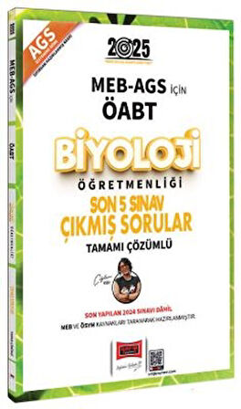 2025 MEB-AGS ÖABT Biyoloji Öğretmenliği Son 5 Sınav Çıkmış Sorular
