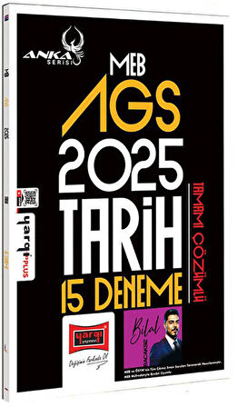 Yargı 2025 MEB AGS Anka Serisi Tarih Tamamı Çözümlü 15 Deneme
