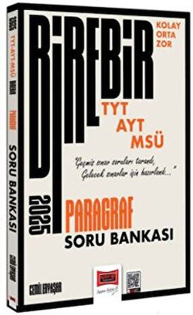 2025 TYT-AYT-MSÜ Kolay-Orta-Zor Paragraf Soru Bankası
