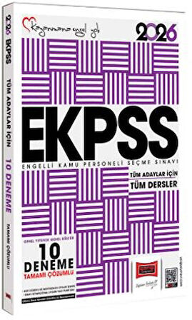 2026 Tüm Adaylar İçin EKPSS GK-GY Tüm Dersler Tamamı Çözümlü 10 Deneme