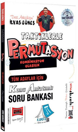 Tüm Adaylar İçin Taktiklerle Permütasyon Konu Anlatımlı Soru Bankası Yargı Yayınları