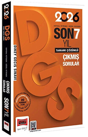 2026 DGS Sayısal-Sözel Yetenek Son 7 Yıl Çıkmış Sorular