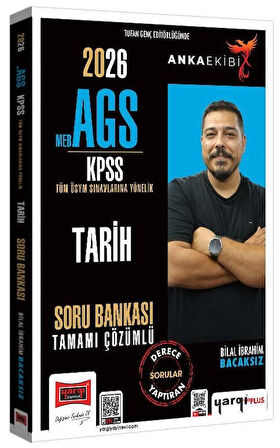 Yargı 2026 KPSS MEB-AGS Tarih Soru Bankası Çözümlü Anka Ekibi - Bilal İbrahim Bacaksız Yargı Yayınları