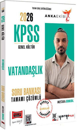 Yargı Yayınları 2026 KPSS Genel Kültür Vatandaşlık Tamamı Çözümlü Soru Bankası