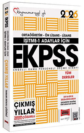 Yargı 2026 EKPSS İşitme-1 Çıkmış Sorular Çözümlü Yargı Yayınları