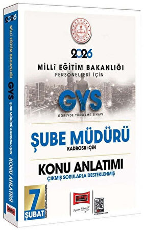 Yargı 2026 GYS MEB Milli Eğitim Bakanlığı Şube Müdürü Konu Anlatımı Görevde Yükselme Yargı Yayınları