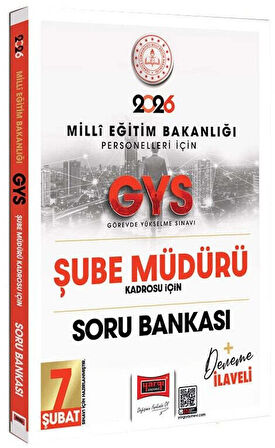 Yargı 2026 GYS MEB Milli Eğitim Bakanlığı Şube Müdürü Soru Bankası Görevde Yükselme Yargı Yayınları