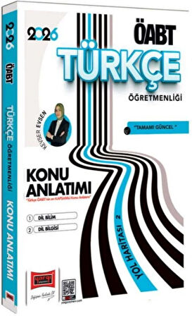 Yargı Yayınları 2026 ÖABT Türkçe Öğretmenliği Dil Bilim Dil Bilgisi Konu Anlatımı Yol Haritası 2