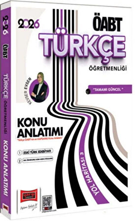Yargı Yayınları 2026 ÖABT Türkçe Öğretmenliği Eski Türk Edebiyatı Konu Anlatımı Yol Haritası 3