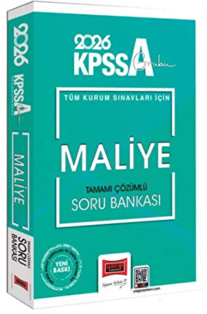 Yargı Yayınları 2026 KPSS A Grubu Tüm Kurum Sınavları İçin Maliye Tamamı Çözümlü Soru Bankası