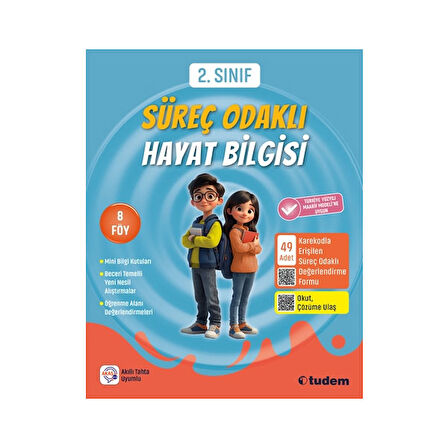 2. Sınıf Süreç Odaklı Hayat Bilgisi Tudem Yayınları