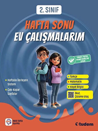 2. Sınıf Hafta Sonu Ev Çalışmalarım - Maarif Modeli Müfredat